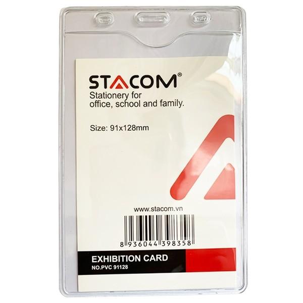 Thẻ đeo nhựa dẻo khổ lớn STACOM - PVC91128 (  Set 3 cái )