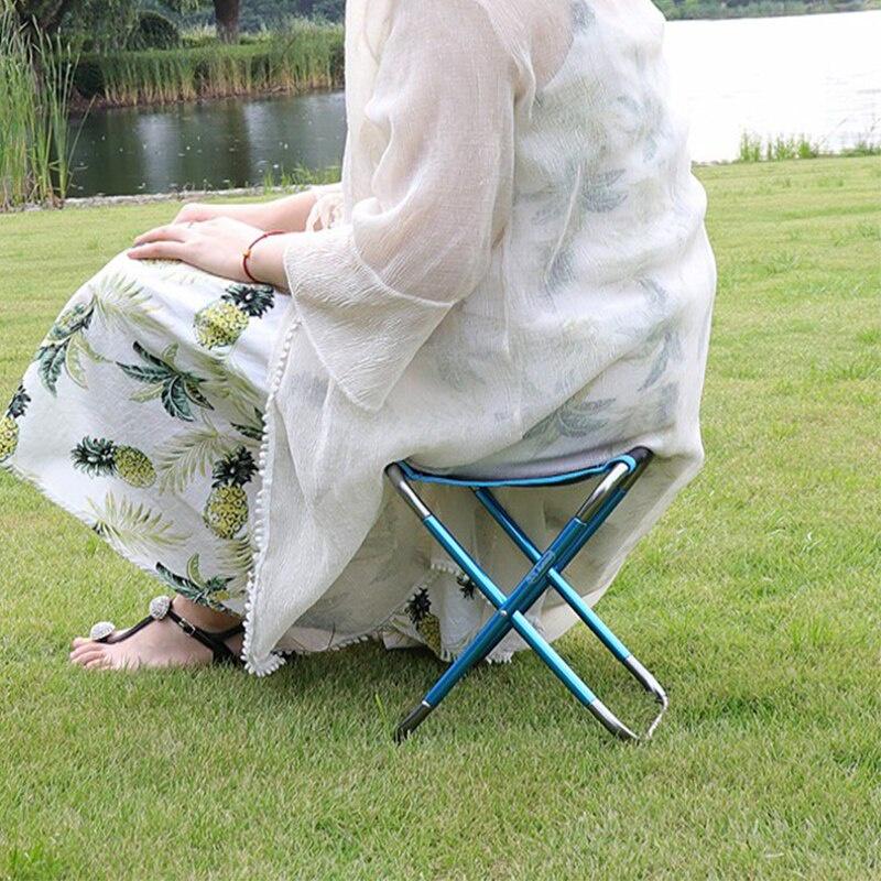Portable Folding Chairs Outdoor Ultra Light Folding Stools for Subway Train Travel Fishing Chair Picnic Camping Stool Chair