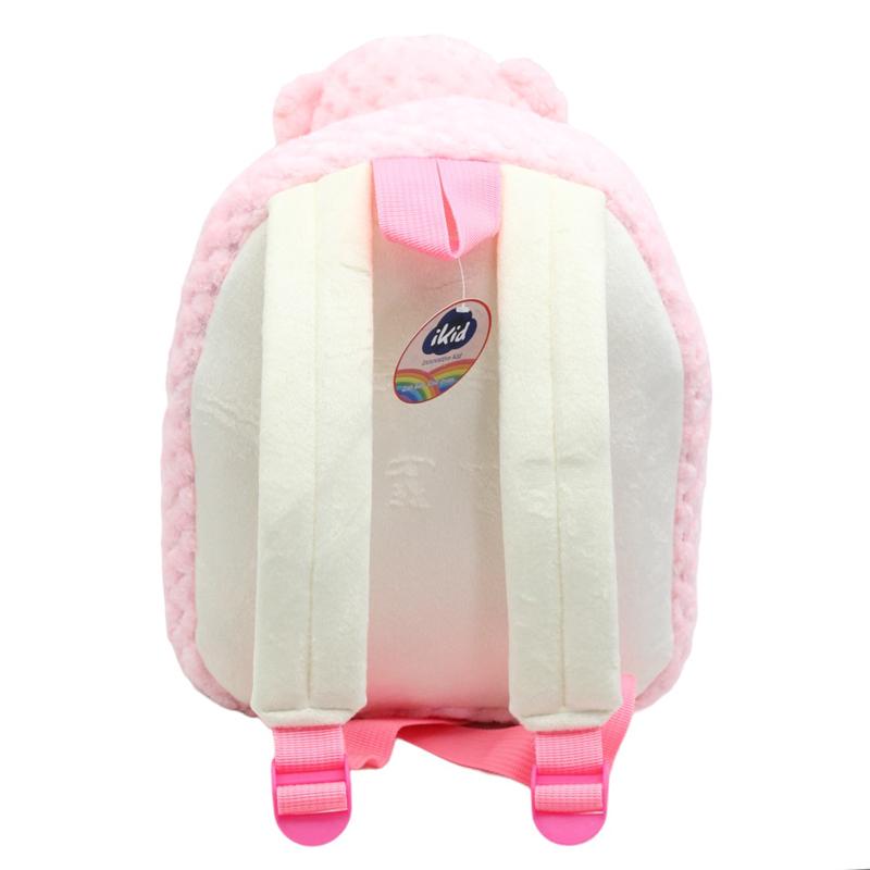 Ba Lô Mẫu Giáo Hình Gấu Hồng - iKid BP1177AX