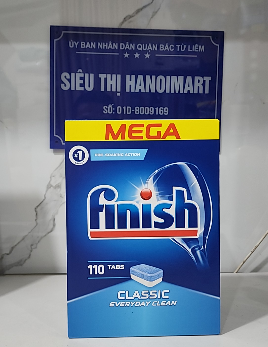 Viên rửa bát Finish All in one 120 viên 6 chức năng