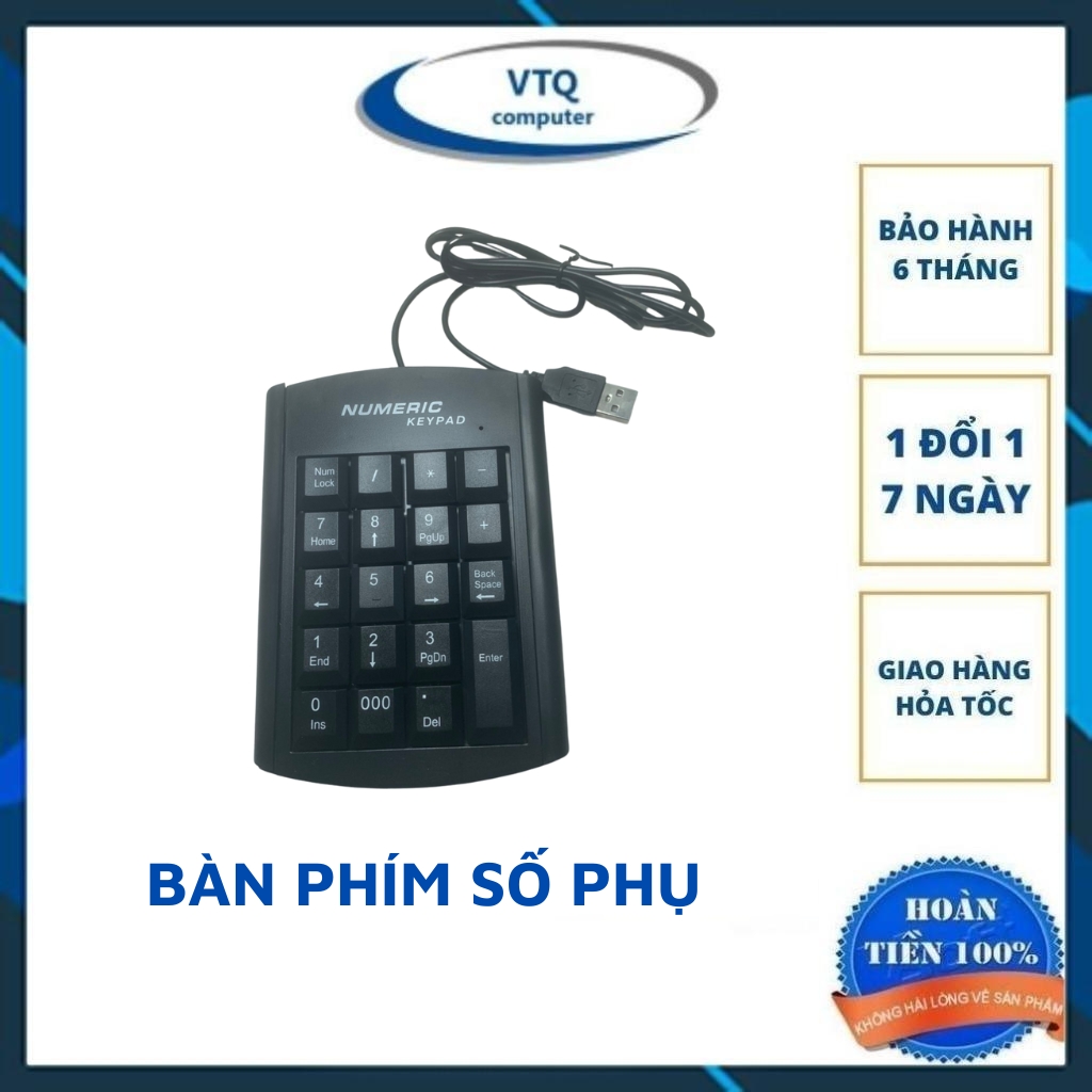 Bàn phím số IBM có dây cổng usb cho máy tính,phím mini 9 số chuyên dụng cho dân kế toán