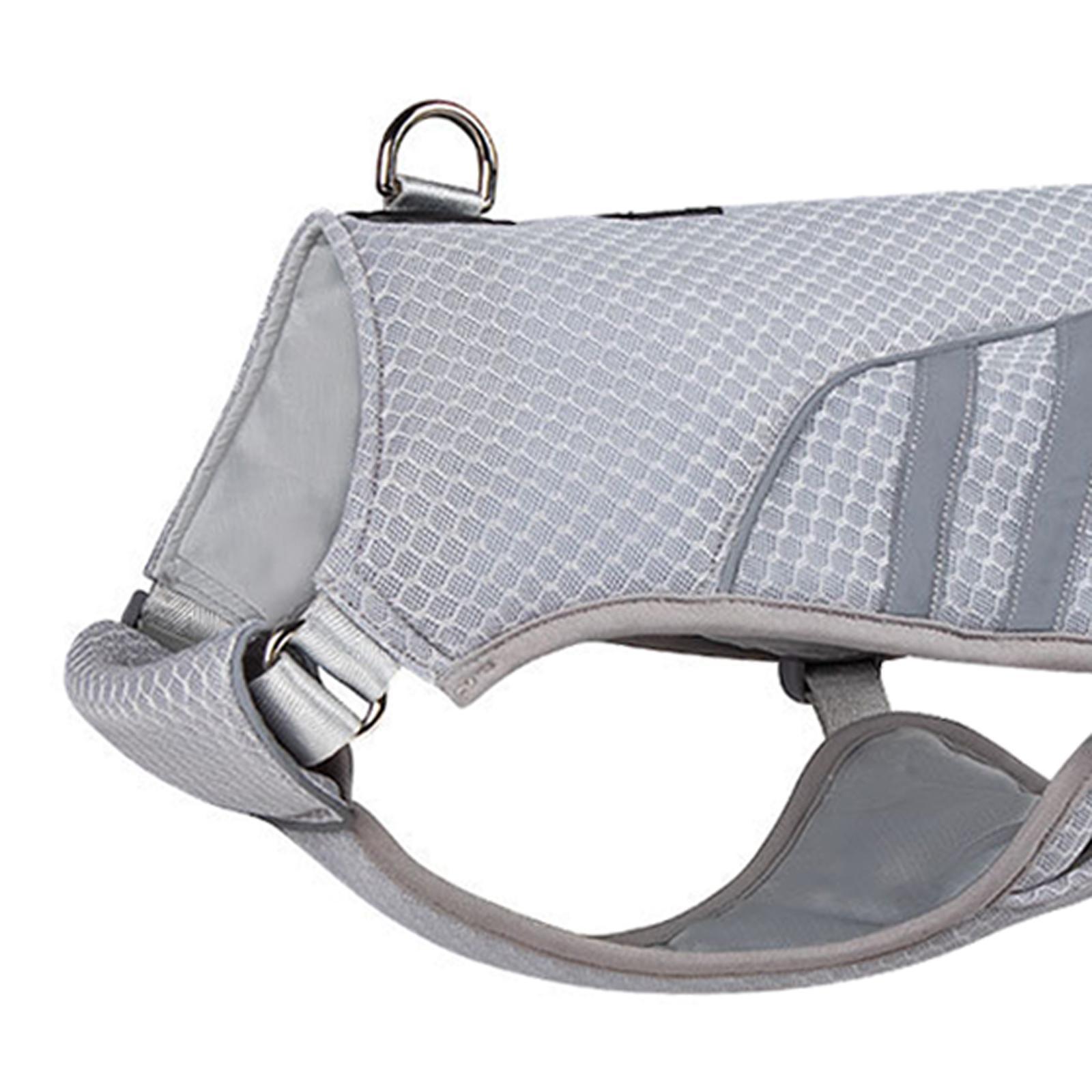 Dog Cooling Vest Harness Reflective Adjustable for Hunting Training upplies S