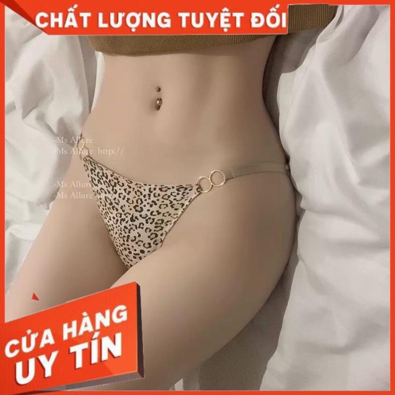 Quần Lót Nữ ️Quần Lót Su Sexy Phối Họa Tiết Dây Hông Gợi Cảm Quyến Rũ S1366