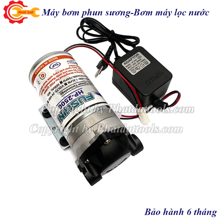 Máy bơm phun sương-Bơm tăng áp cho máy lọc nước FUSHINI HP2500 24V