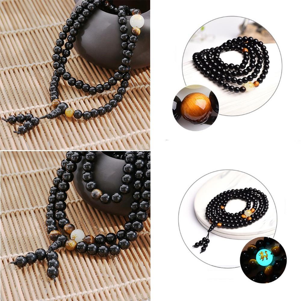 Chuỗi hạt đeo tay phong cách Phật giáo đẹp mắt