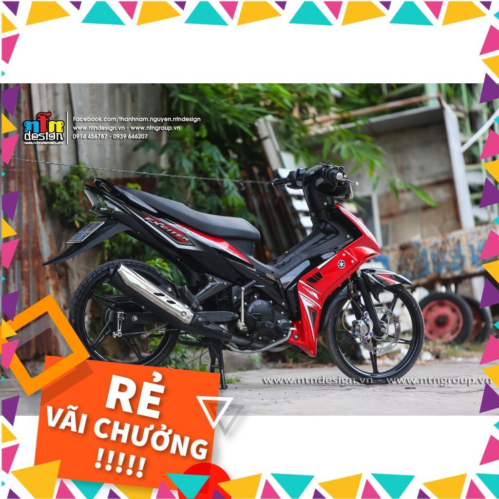 Tem Rời Exciter 2009 Mẫu Đen Đỏ Trắng Chữ RC
