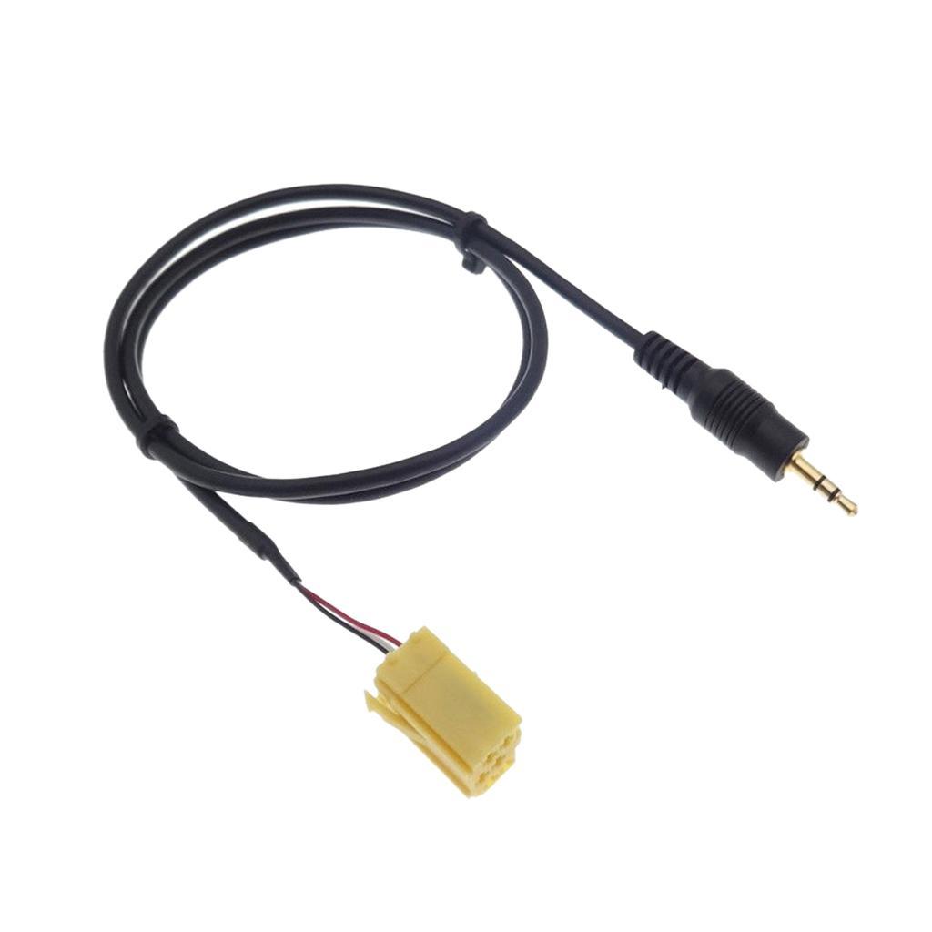 3.5mm Car Aux Cable for 206, 207, 307, 308 Citroen Sega C2