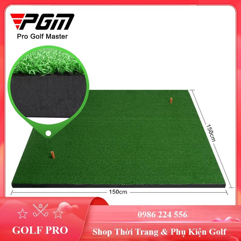 Thảm Tập Swing Golf PGM 2D Trong Nhà Ngoài Trời Di Động Mini Chất Liệu Cao Su Đàn Hồi Cực Tốt TT015 - Hàng Chính Hãng