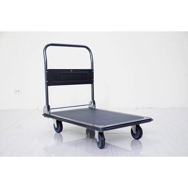 Xe đẩy hàng 4 bánh sàn thép phủ nhám