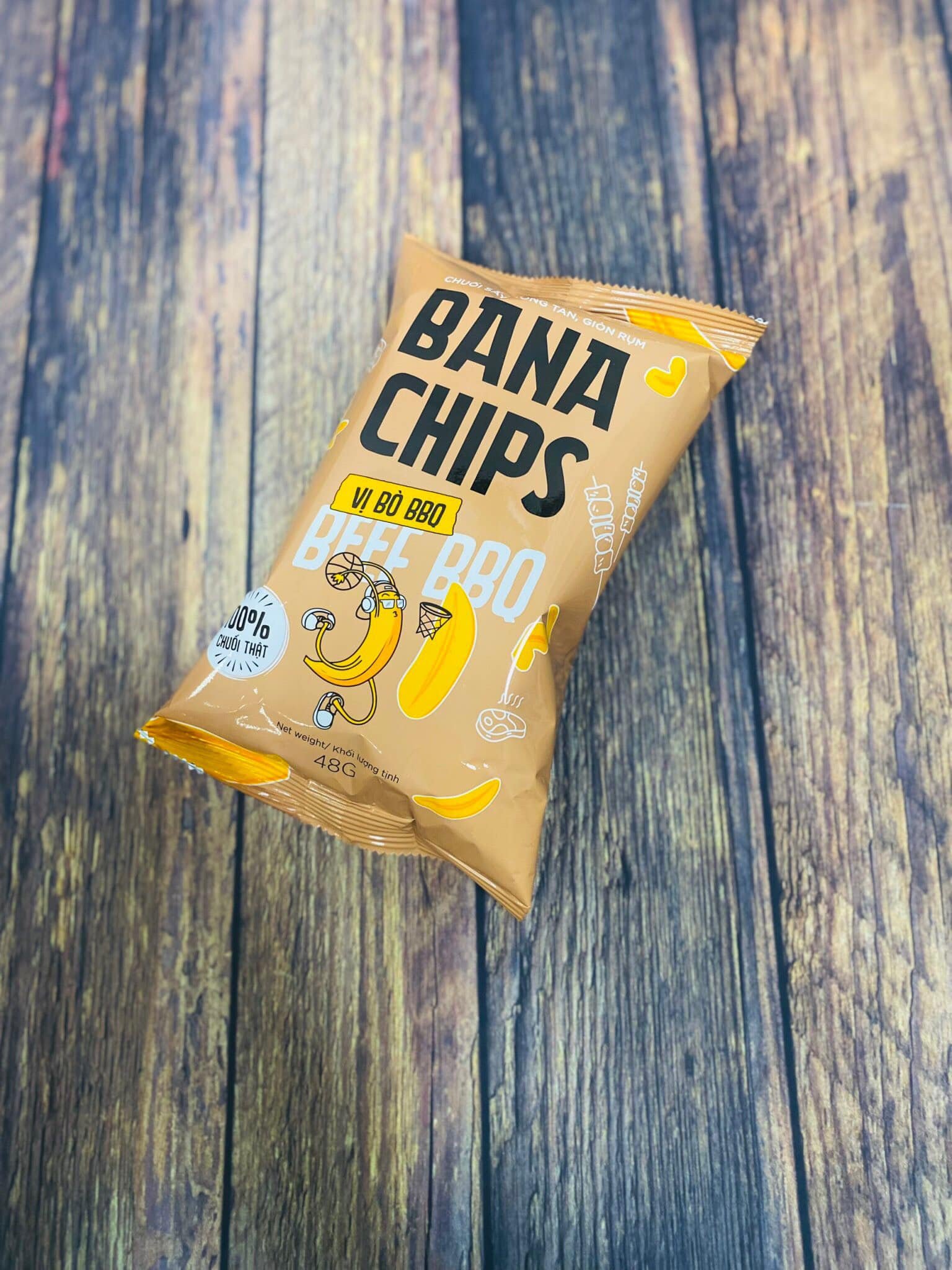 Snack Bana Chips – Vị Bò BBQ 48g