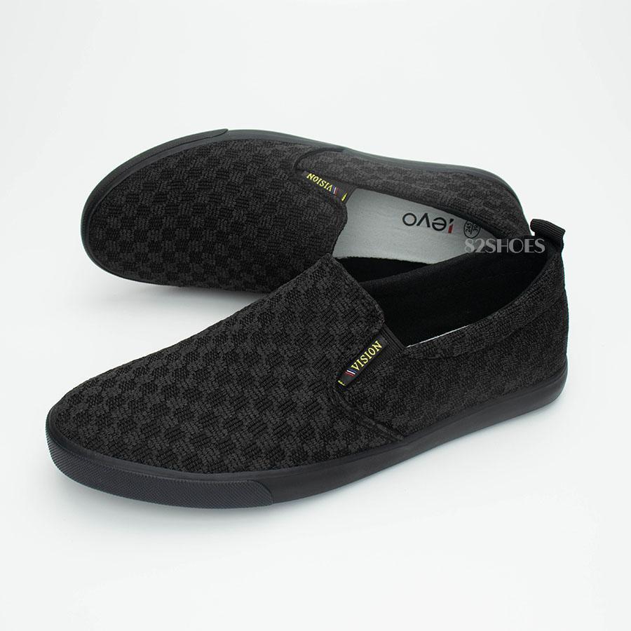 Giày lười nam - Slip on nam vải - Mã A6503