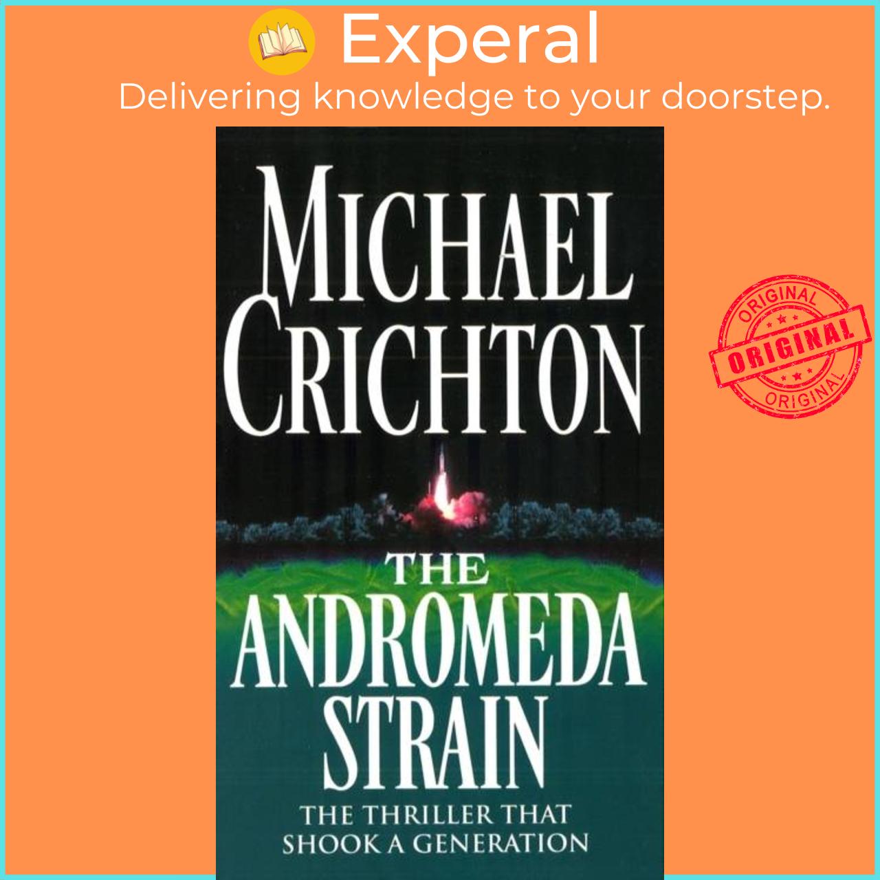 Sách - The Andromeda Strain by Michael Crichton (UK edition, paperback)