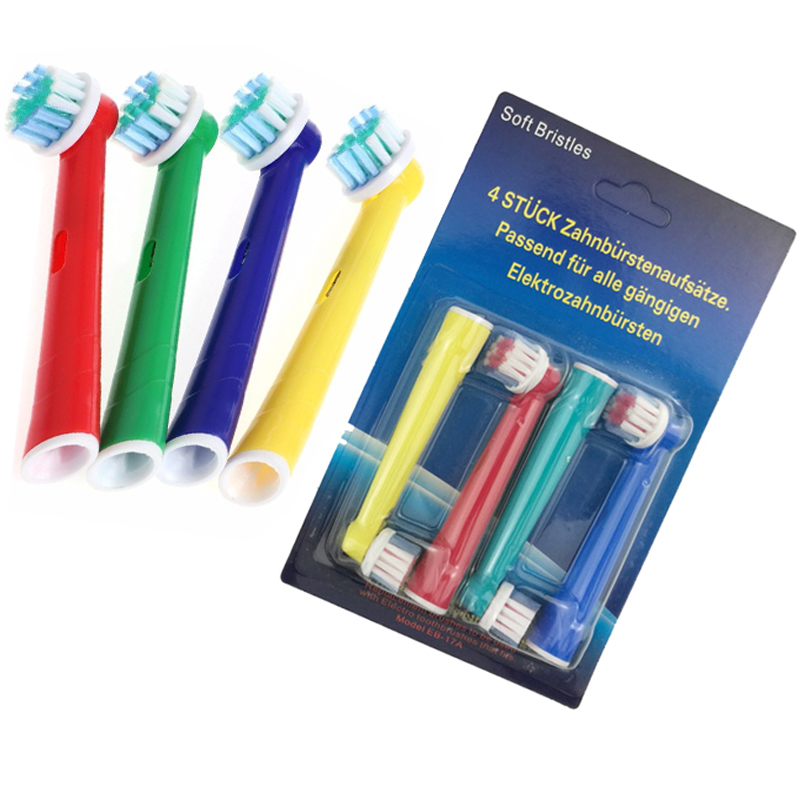 Bộ 4 Đầu Bàn Chải đánh răng điện EB-17A - Cho Răng Ê buốt - cho máy Oral–B - Xuất xứ: Đức