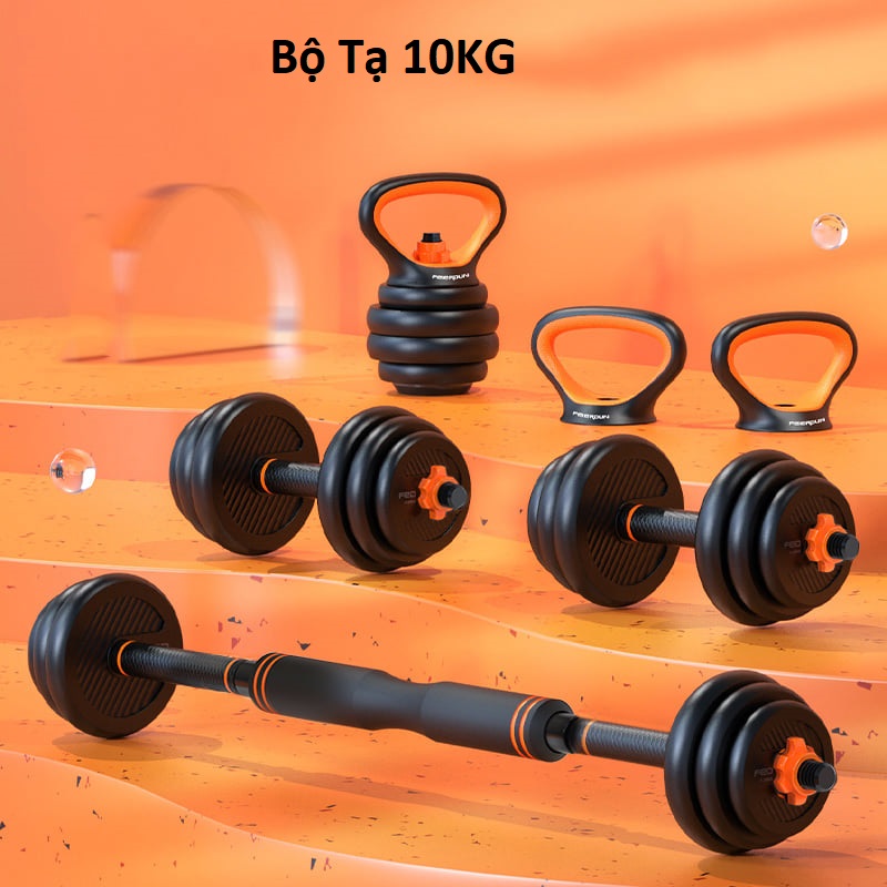 Bộ Tạ Tay Composite FED Kết hợp tạ đẩyĐa Năng Cao cấp --- hàng chính hãng