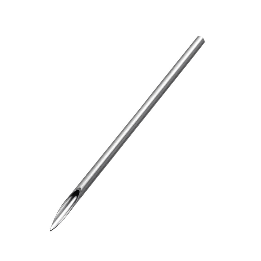 10 Pieces Stainless Steel Sterilized Piercing Needles For Navel Ear Lip 14g