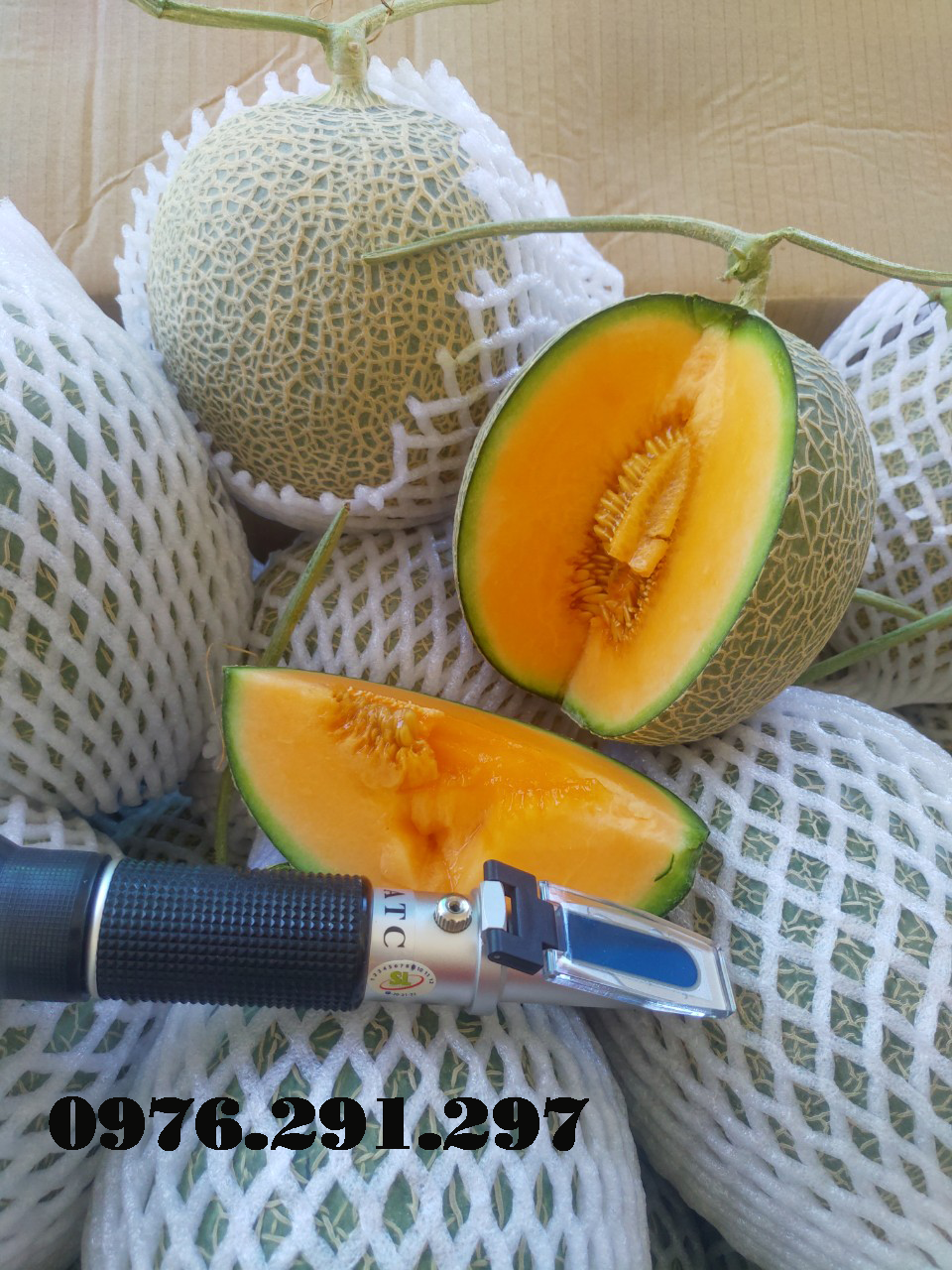 Khúc xạ kế đo độ cồn và độ ngọt