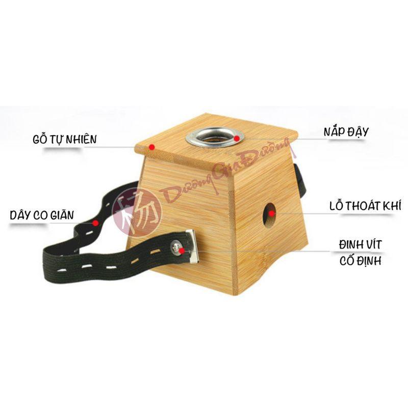 Hộp Tre Hơ Ngải Cứu Đa Năng Hơ Xông Điếu Ngải Cứu Vùng Đầu Tai Cổ Lưng Bụng Tay Chân
