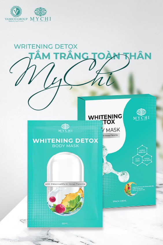 Tắm trắng Mychi whitening Dotex Body Mark
