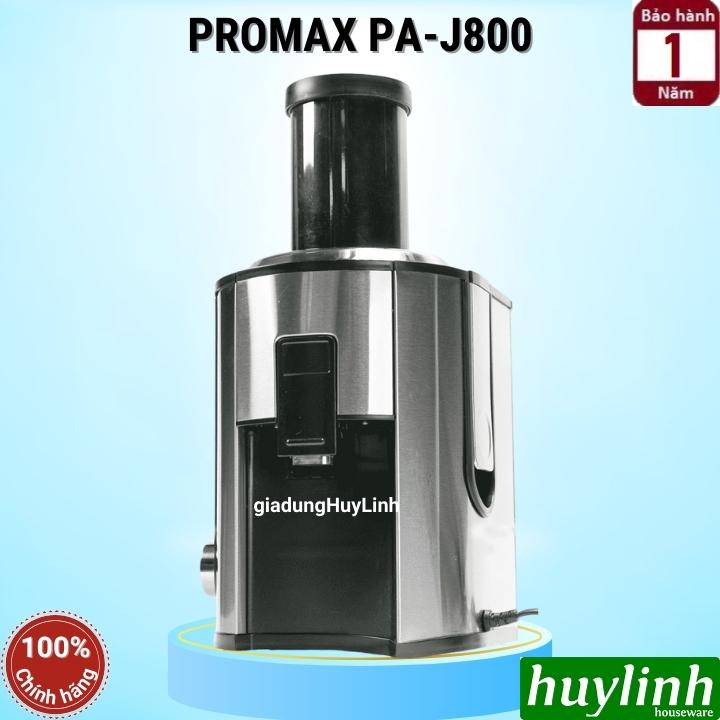 Máy ép trái cây tốc độ nhanh Promax PA-J800 - 800W [Hàng chính hãng] - Lưới ép mịn 0.3mm