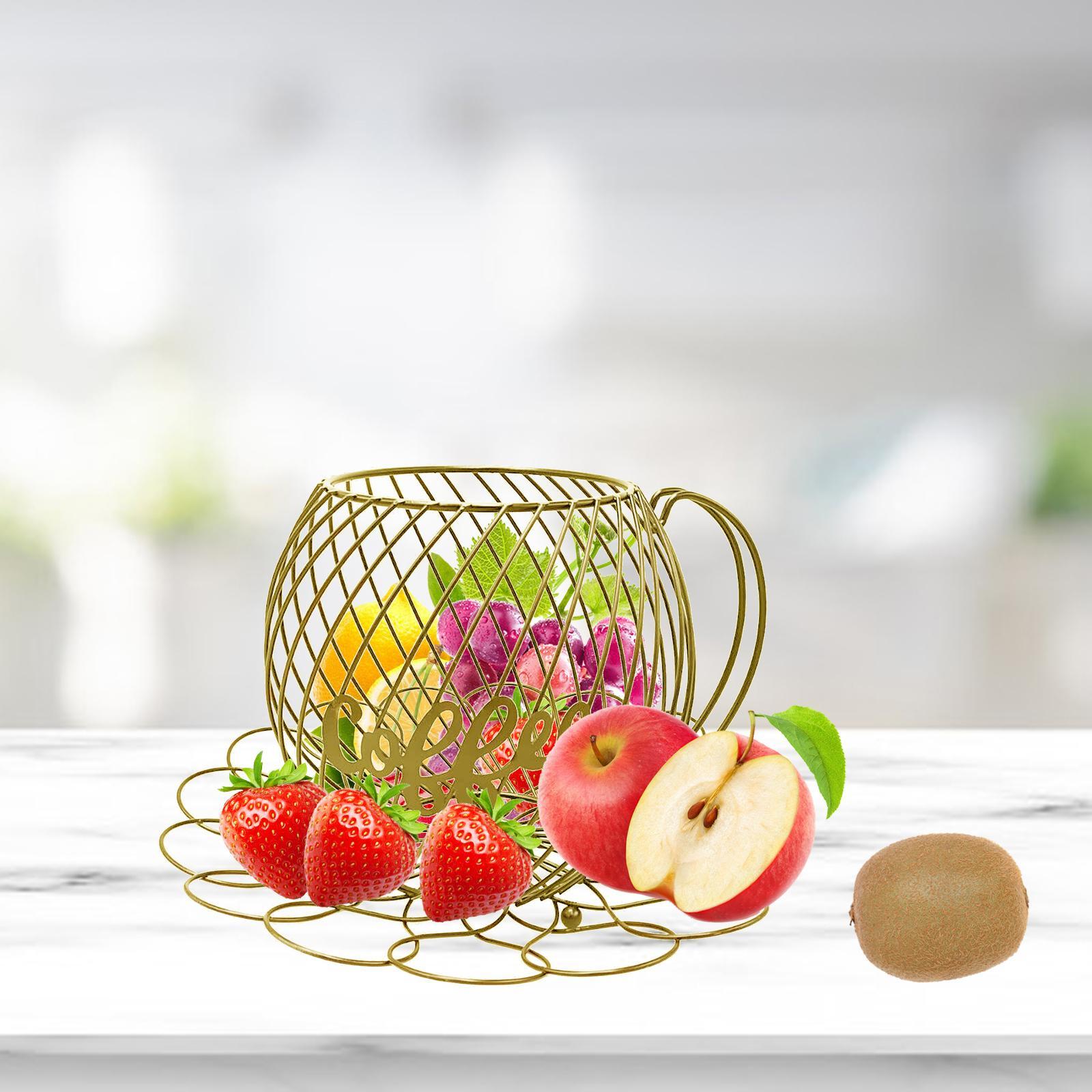 Coffee mug holder stand Coffee Pod Holder Golden