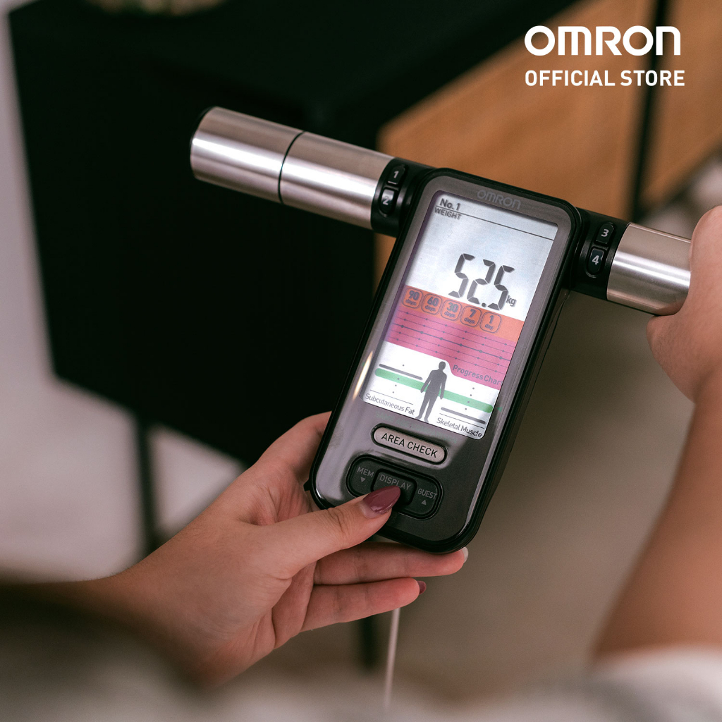 Máy Đo Thành Phần Cơ Thể OMRON HBF-375 - 8 Cảm Biến Ở Cả Tay Và Chân