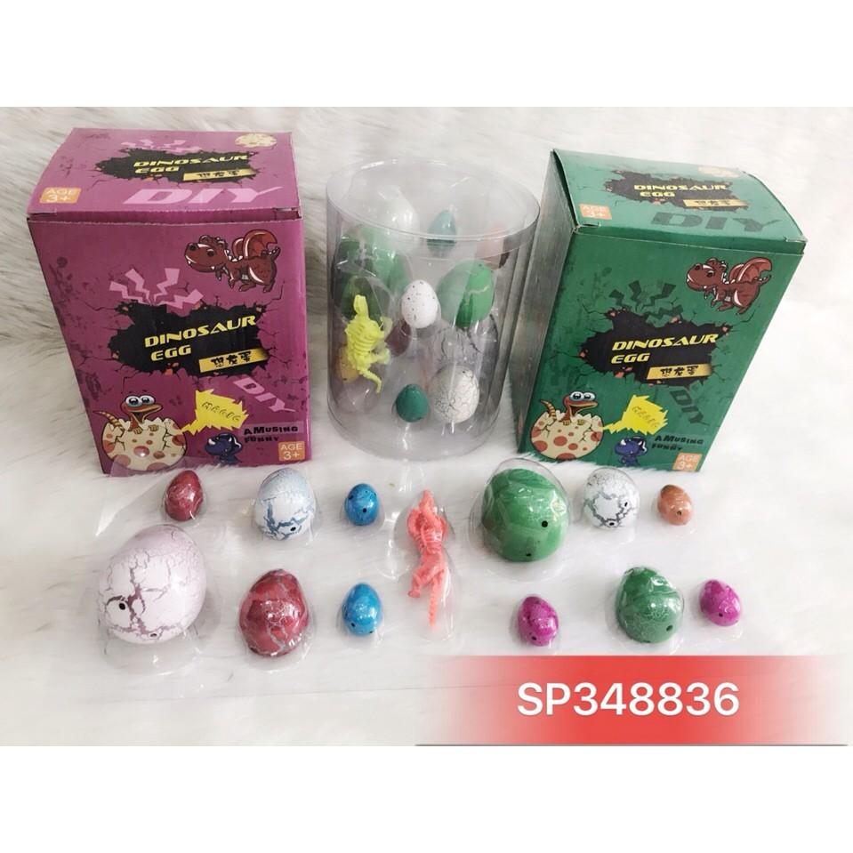 Đồ Chơi Trứng khủng long thần kỳ set 12 quả và 1 Khủng long hoá thạch - SP348836
