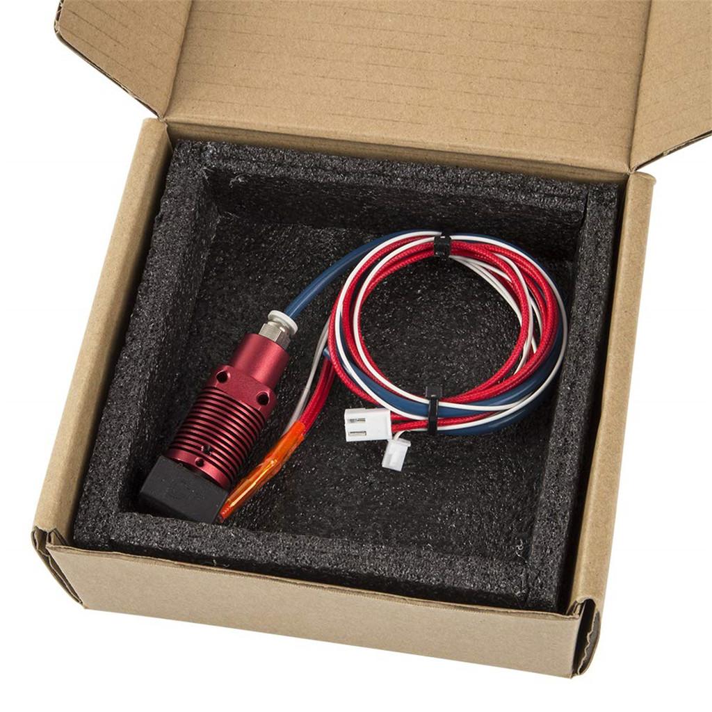 Set of 1 Assembled Extruder Hot End DIY with Silicone Cover & 0.4mm Nozzle for