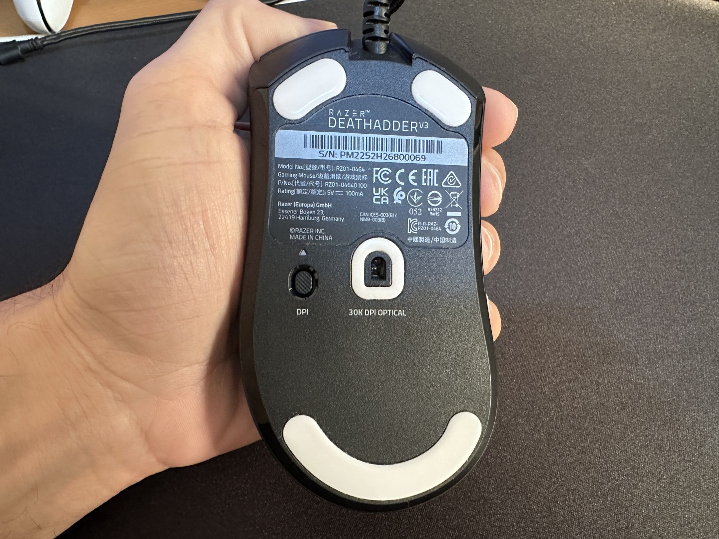 [Mới, hàng chính hãng] Chuột Razer DeathAdder V3 | Bảo hành 24 tháng