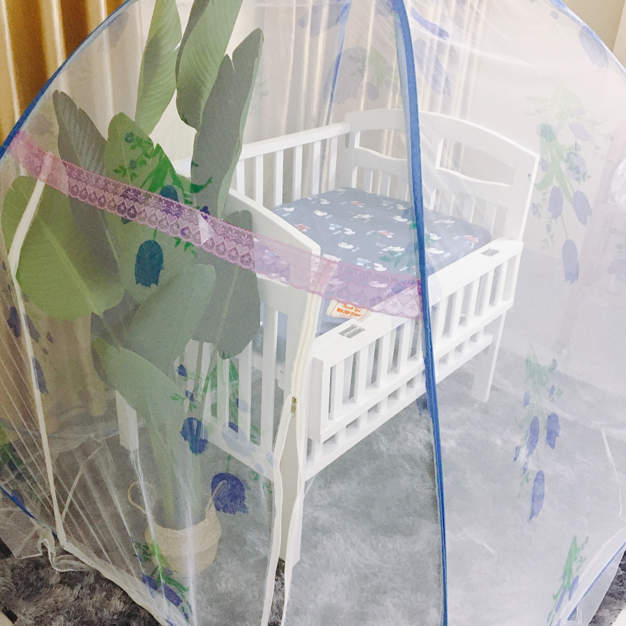 Màn Chụp Tự Bung - Gấp Gọn Thông Minh 1 Cửa Thế Hệ Mới - Sản phẩm Tiện Lợi Gia Đình