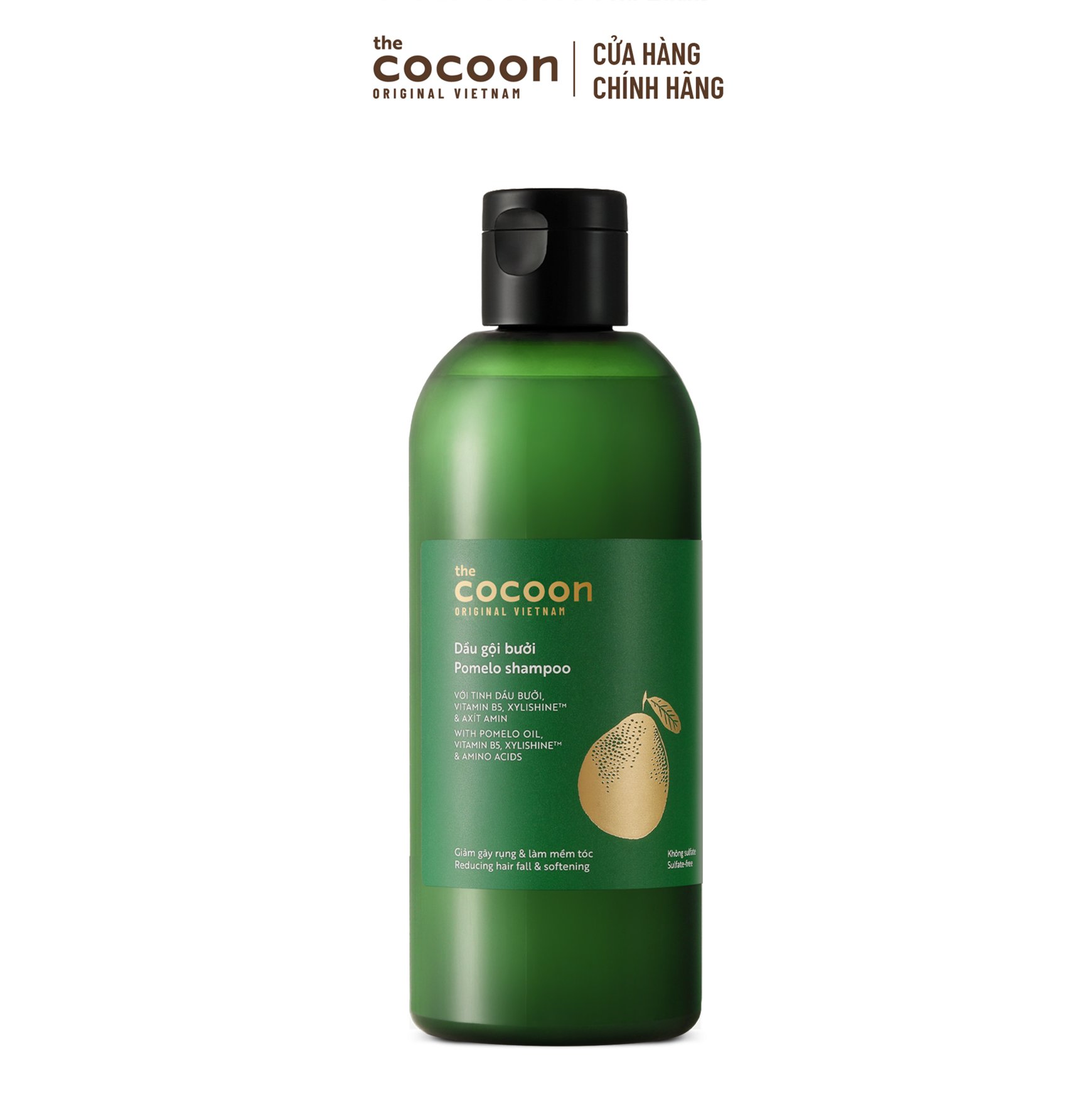 SPECIAL COMBO 2 chai Nước Dưỡng Tóc Tinh Dầu Bưởi Cocoon 140ml - tặng dầu gội bưởi 310ml