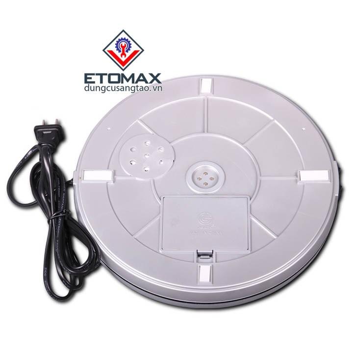 Bàn xoay trưng bày 220v đường kính 25cm chịu tải 10Kg