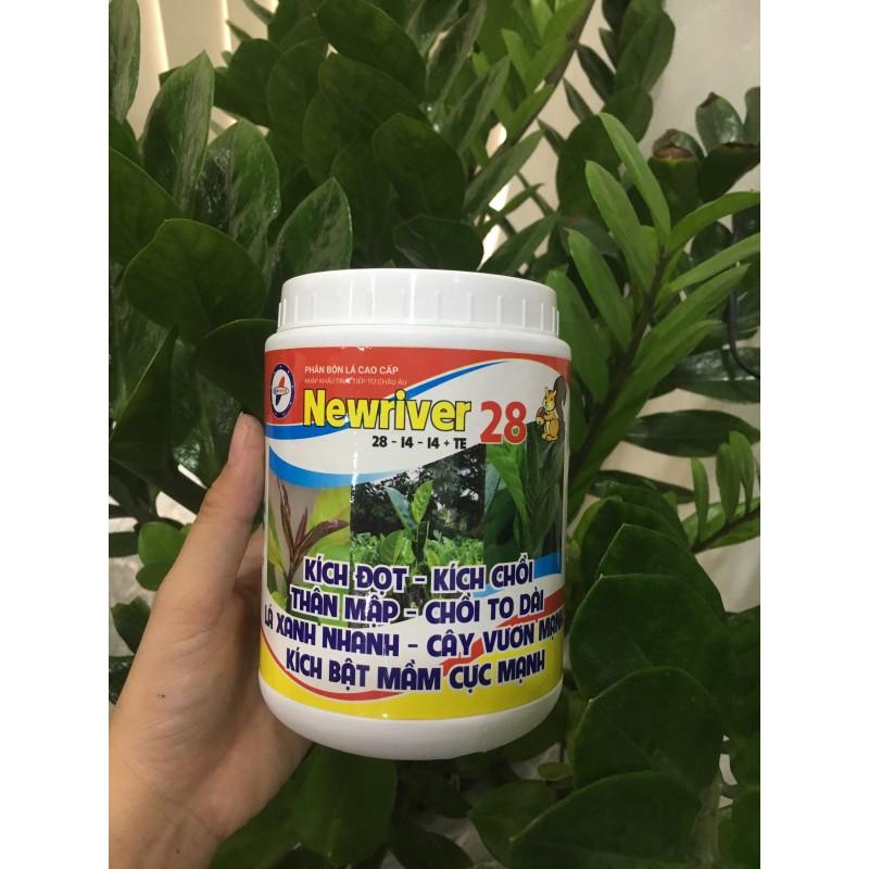 Phân bón Newriver 28-14-14 HŨ 500GR - TO LÁ, VƯƠN CÂY, BẬT MẦM