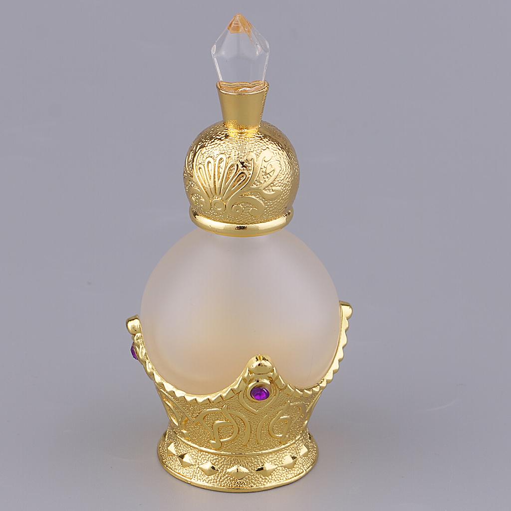 15ml Vintage Glass Empty Perfume Spray Bottle  Refillable