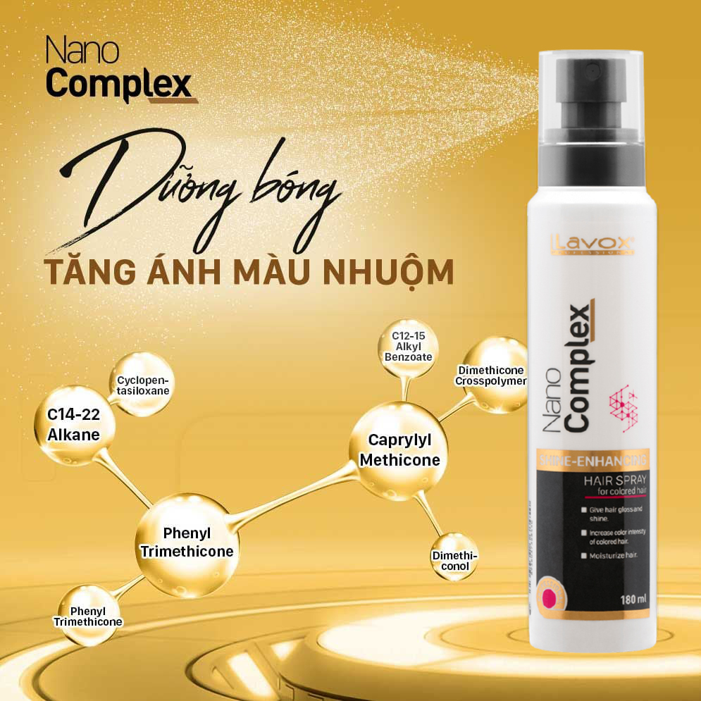 Dưỡng Bóng Tăng Ánh Màu Nhuộm Lavox Nano Complex