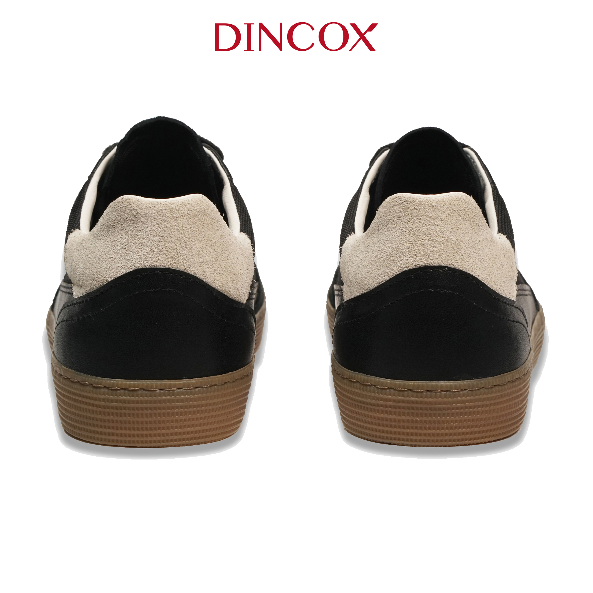 Giày Sneaker Vải Canvas Nam DC35 Black Dincox Shoes