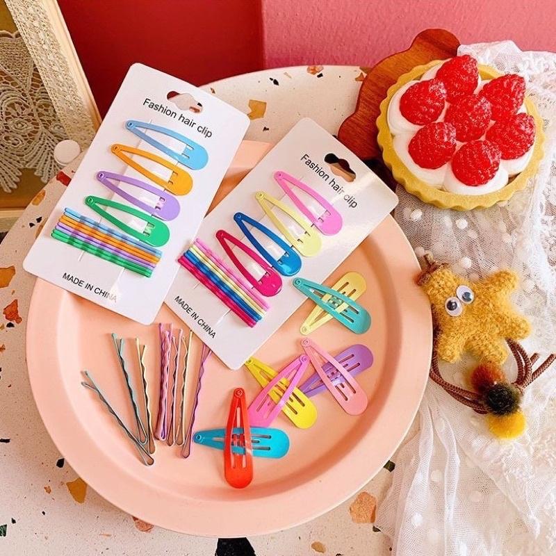 Set kẹp tóc 12 cái hàn quốc phối màu siêu xinh