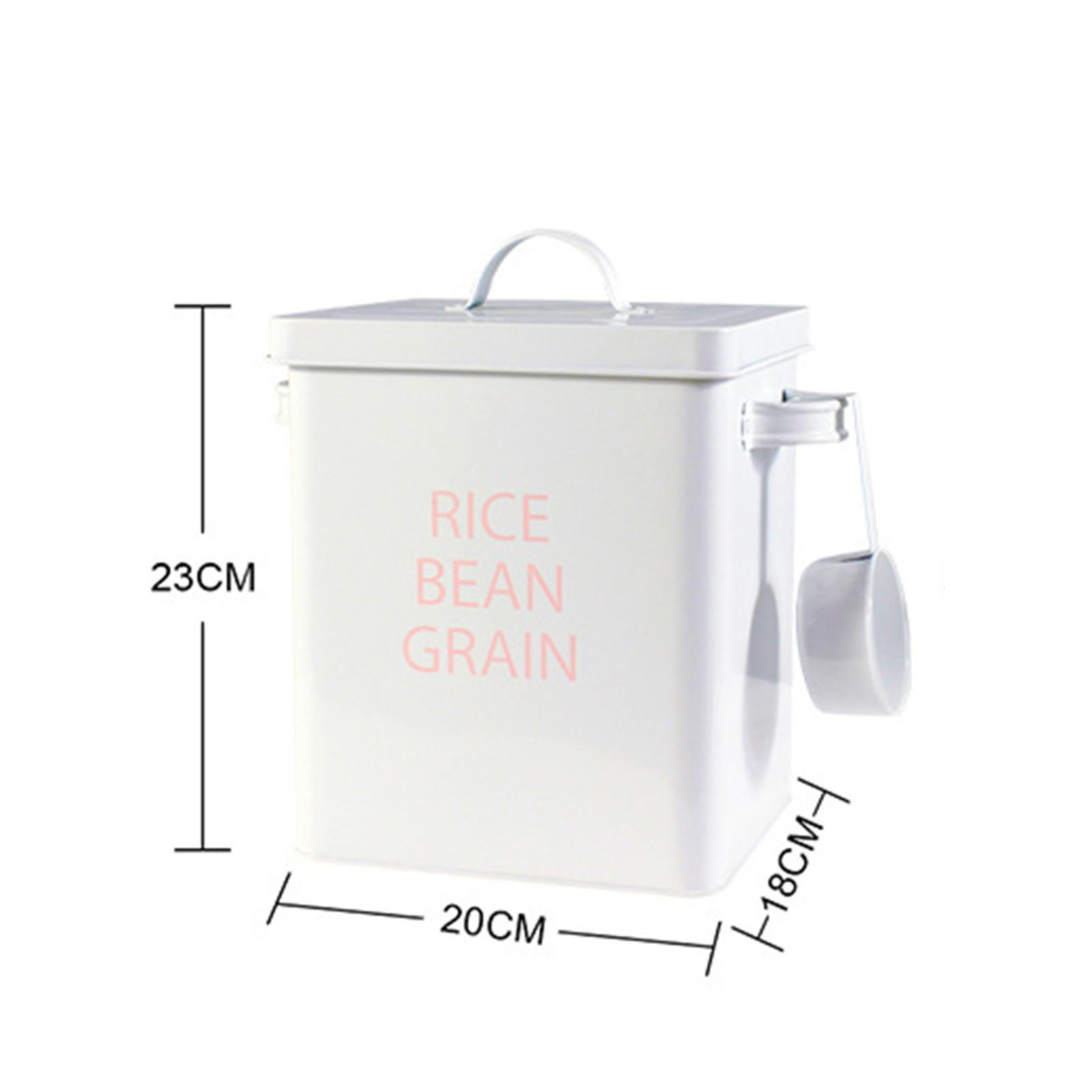 Food Storage Bucket Multifunction Laundry Powder Container for Cat Food Dog Food Canister