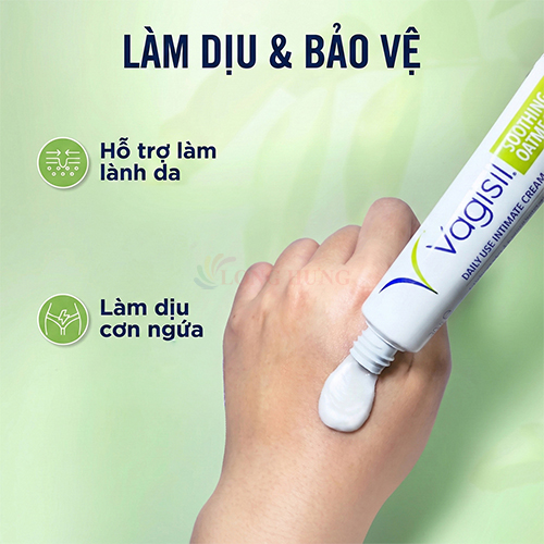 Kem dưỡng làm dịu vùng kín Vagisil Soothing Oatmeal Cream (30g) - Hàng chính hãng