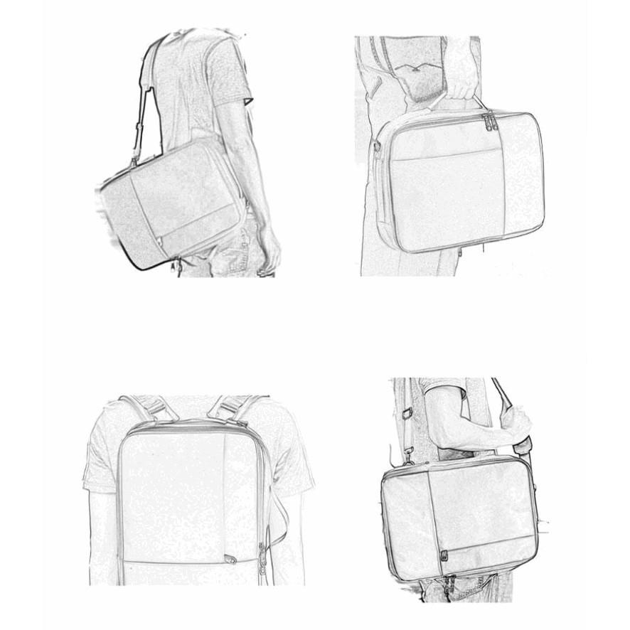 Ba lô đa năng đựng máy tính chống nước EXTEAM - Multifunctional backpack for computer