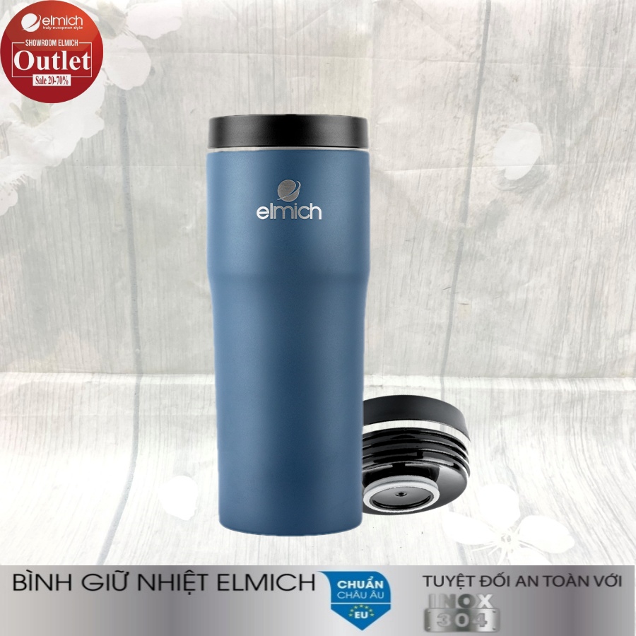 Cốc Giữ Nhiệt ELMICH, Inox 304 Tráng Bạc, EL-8013OL dung tích 480ml