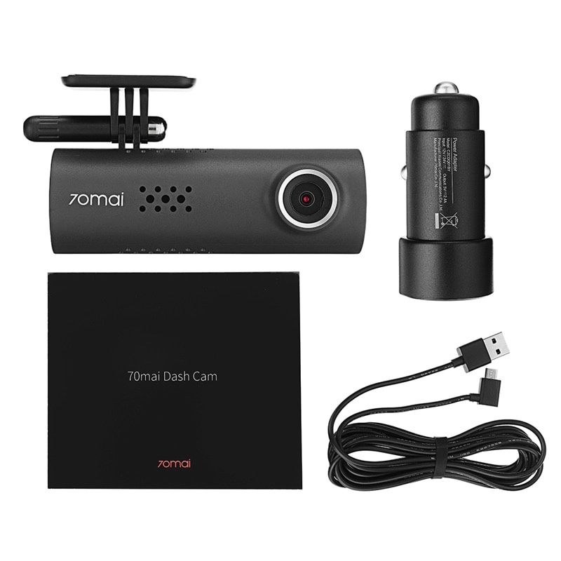 Combo Camera Hành Trình cho Ô tô Xiaomi 70mai Dash Cam Full HD 1080P , Bản 1S Midrive D06, Kèm thẻ nhớ 64GB A1 4K Lexar  -Hàng chính hãng (New Model)