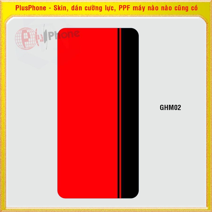 Dán Skin cho mặt sau Huawei P40, P40 Lite, P40 Pro, P50, P50 Pro in phối màu