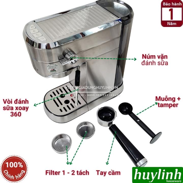 Hình ảnh Máy pha cà phê Espresso Tiross TS6212 - 15 bar [Model mới 2022] - Hàng chính hãng