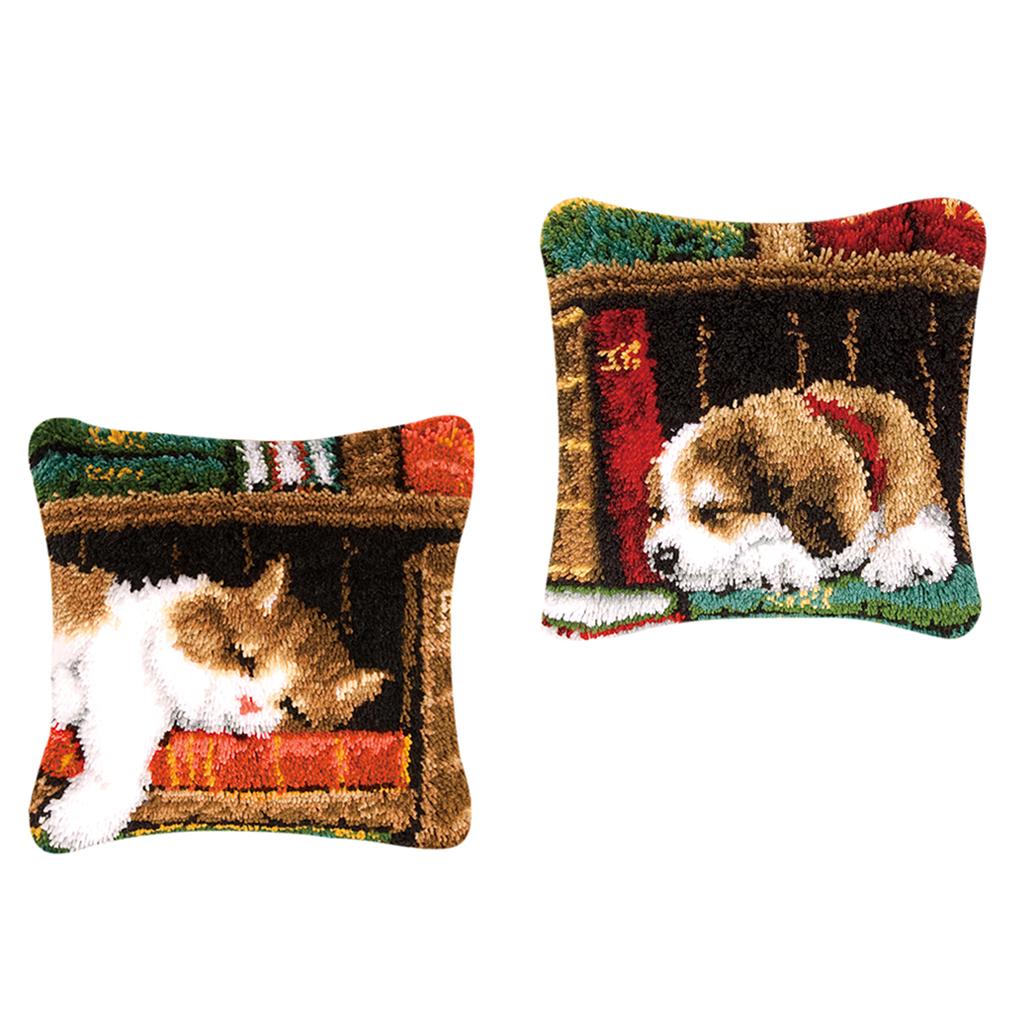 Hook Kit with Basic Tool Pillow Case Making Home Ornament