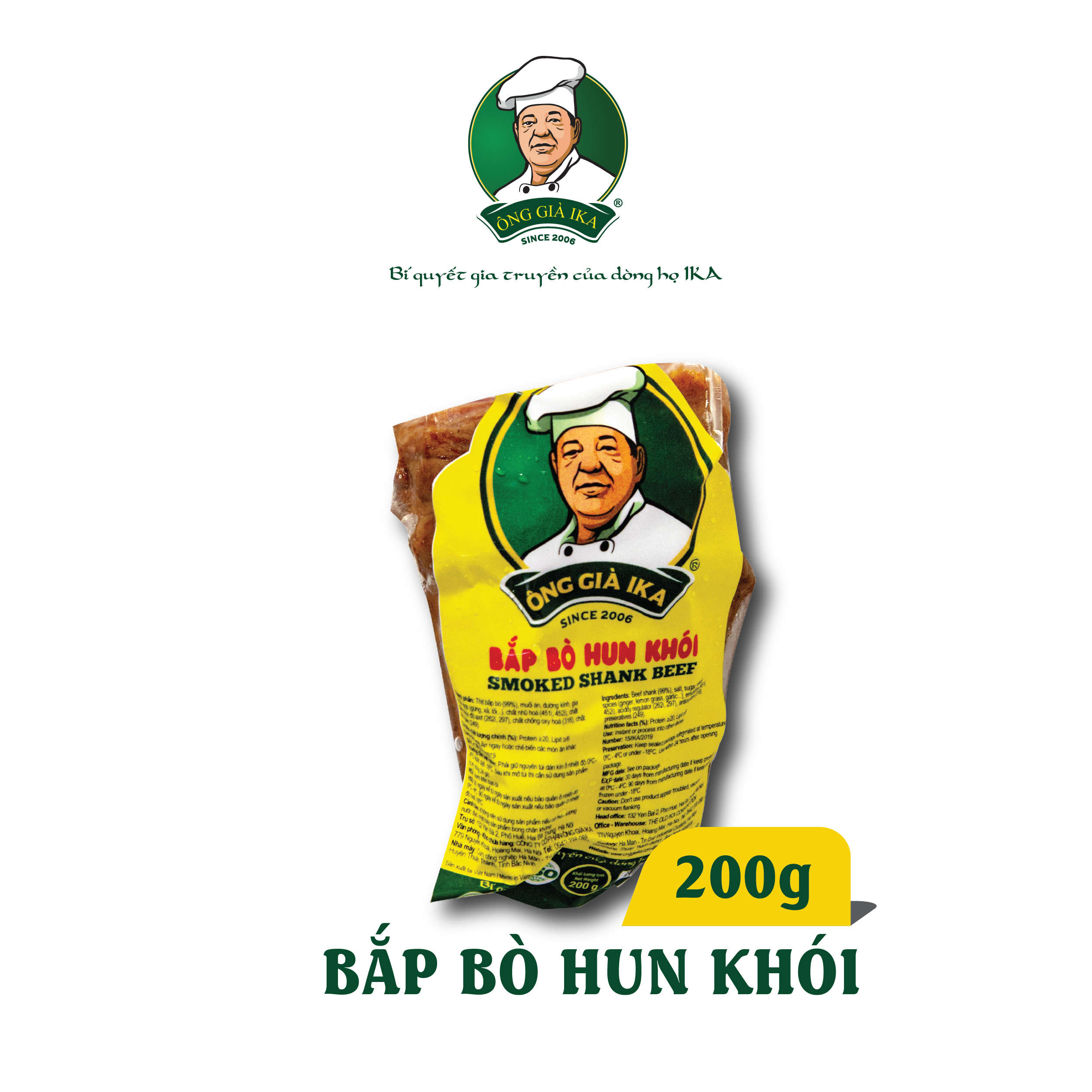 [Chỉ Giao Hà Nội] Bắp bò hun khói 200g