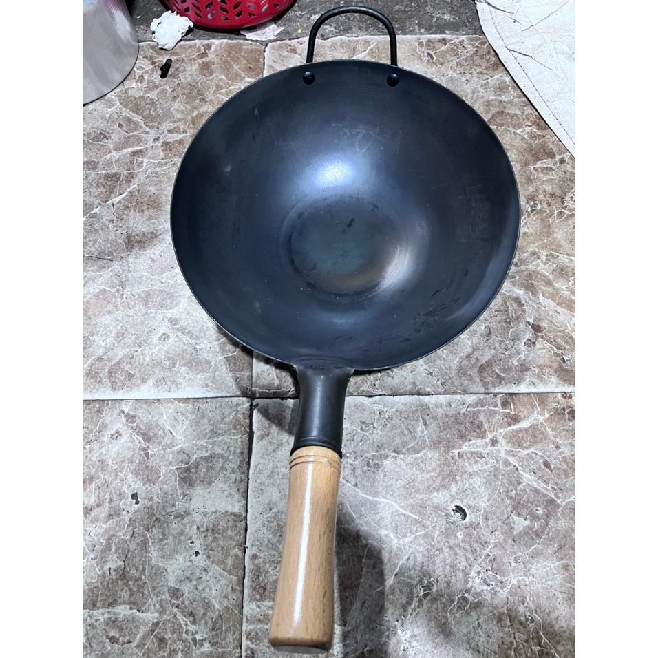 Chảo thép tay cầm cao cấp 34cm - chảo thép nhà hàng - chảo thép chuyên dụng - chảo thép chất lượng