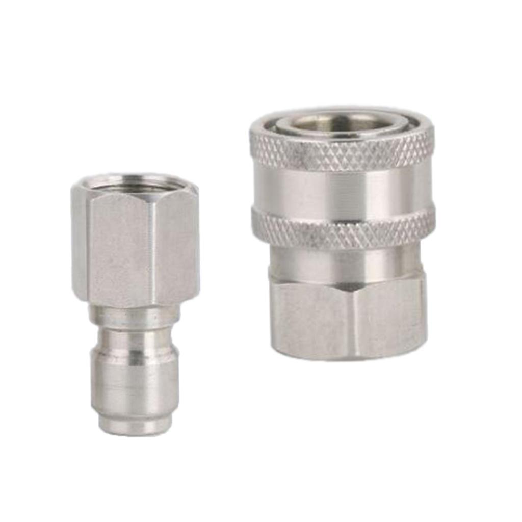 2 Set High Pressure Washer Car Wash Nozzle High Pressure Water Hose Fittings