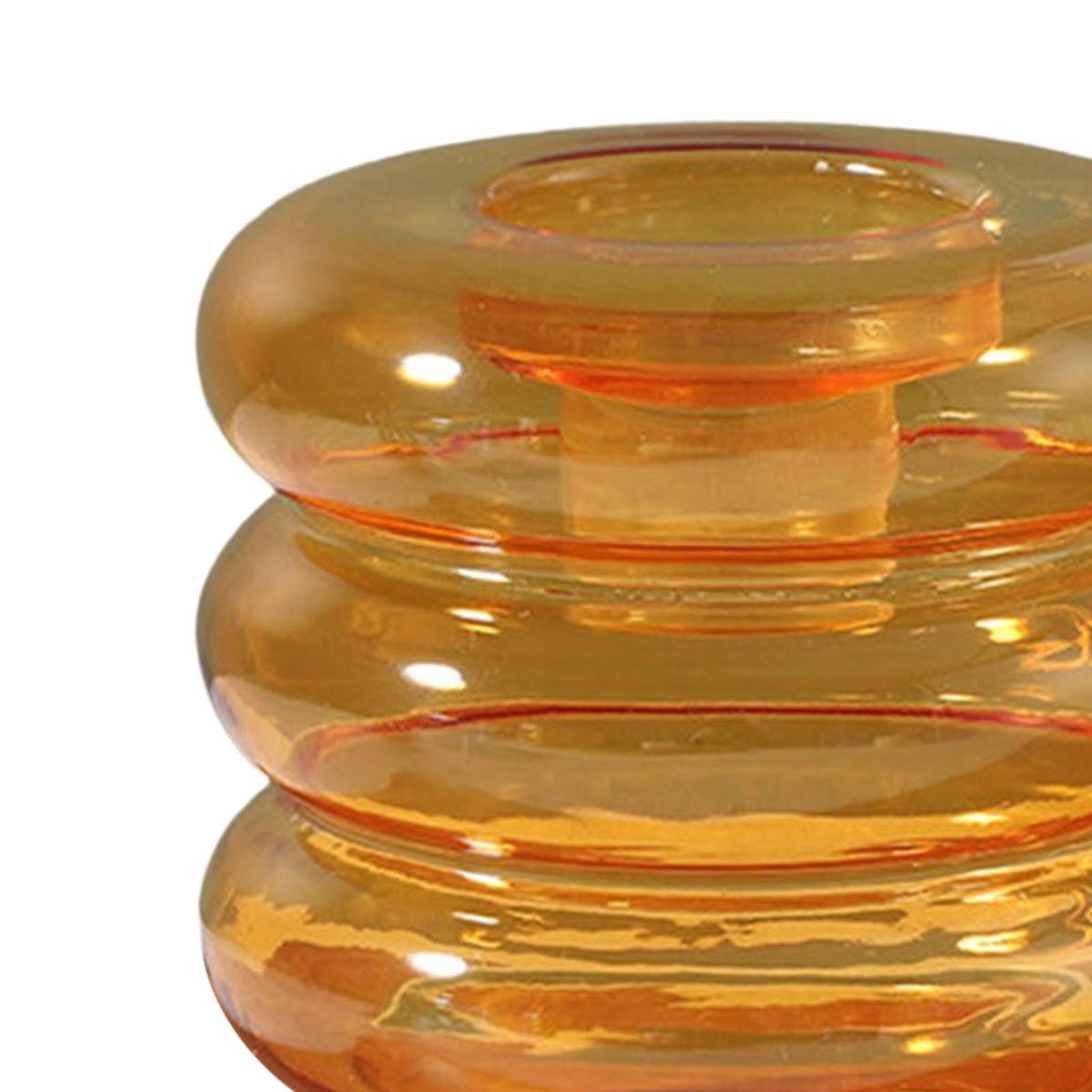 Pillar Glass Candle Holder, Romantic for Decor Dining Table Party Home