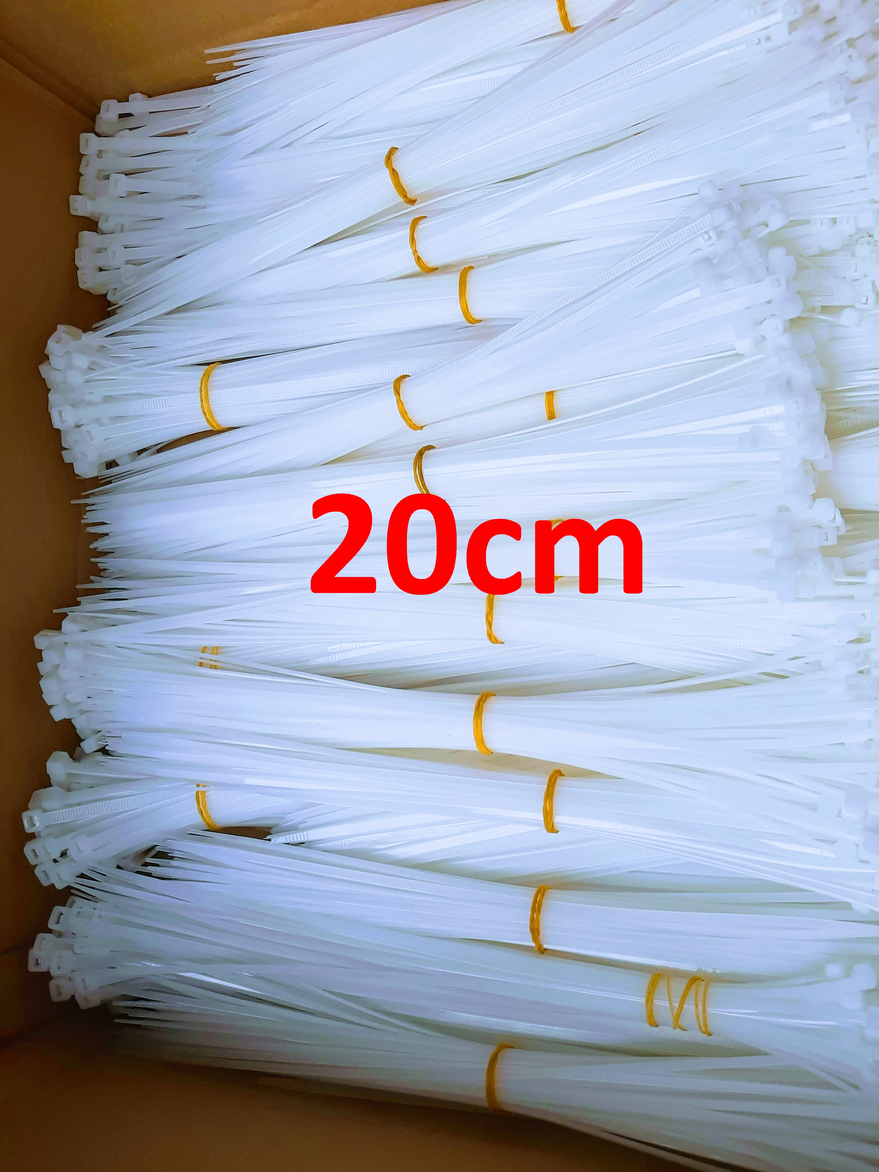 1 Kg Dây Rút Nhựa Thít Nhựa Kích Thước 20cm Chất Liệu Nylon PA66 Cao Cấp