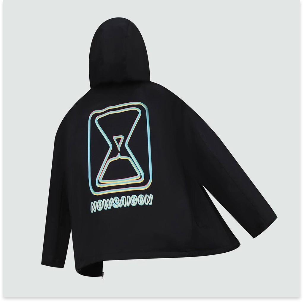 ÁO KHOÁC DÙ NAM NỮ UNISEX CÓ MŨ MÀU ĐEN HOẠ TIẾT HOẠT HÌNH SIÊU XINH ,PHONG CÁCH DÀNH CHO CÁC BẠN TRẺ HIỆN ĐẠI-ÁO KHOÁC DÙ NAM NỮ CÁ TÍNH-J
